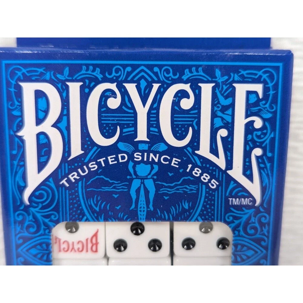 Bicycle - Dice 10 Die Package - 6 Sided - White - 8 Pack